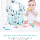 Removable New Cotton Baby Washable Smock Weaning Bib Supplier Meal Pocket On Sale