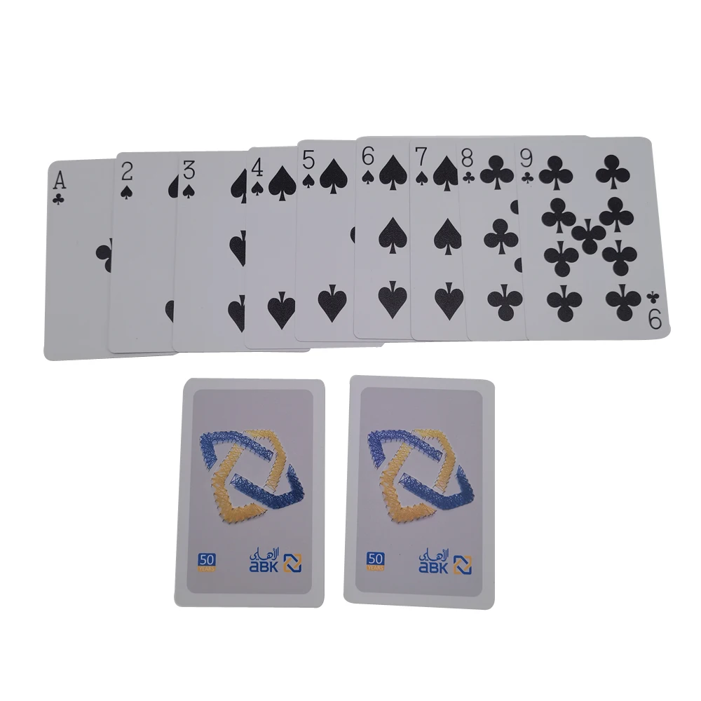 Durable Fancy Poker 54 pcs 1deck  Waterproof PVC Plastic Magic Playing Card Set