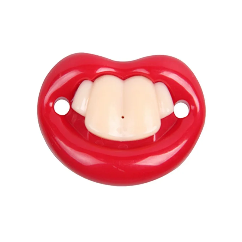 Baby Pacifiers Soft Silicone Funny Lips Orthodontic Cute Pacifier