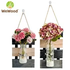 Wall Decorative Wall Decor Wholesale Living Room Wood Shelf Wall Decor Flower Frame Planter Decorative Wall Hanging