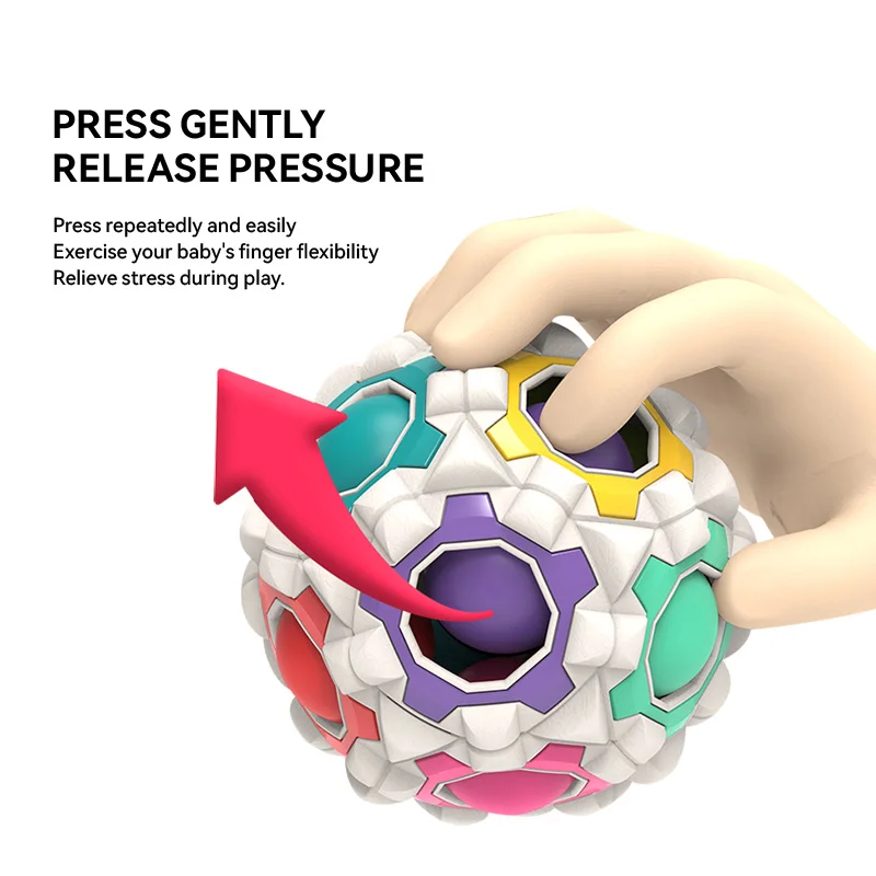 EPT Hot Selling Stress Relief Toys Puzzle Massaging Ball Toy for Children