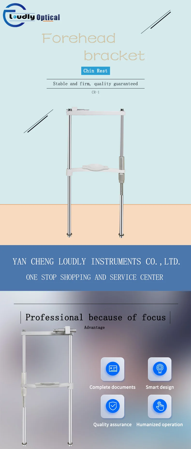 High Quality Optical Ophthalmic Chin Rest For Slit Lamp Cr1 Buy Chin