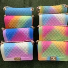 Bags Hot Sale Customized Logo Jelly Bags For Women Ladies Purses Handbags