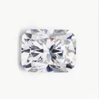 Hot Sale High Quality Fancy Cut Gemstones EF Color Synthetic Radiant Cut White Loose Moissanite Diamond
