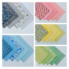 100% 100% Cotton Fabric 100% Cotton Patchwork Printed Fabric Squares Bundle DIY Handmade Craft Sewing Quilting Fabric