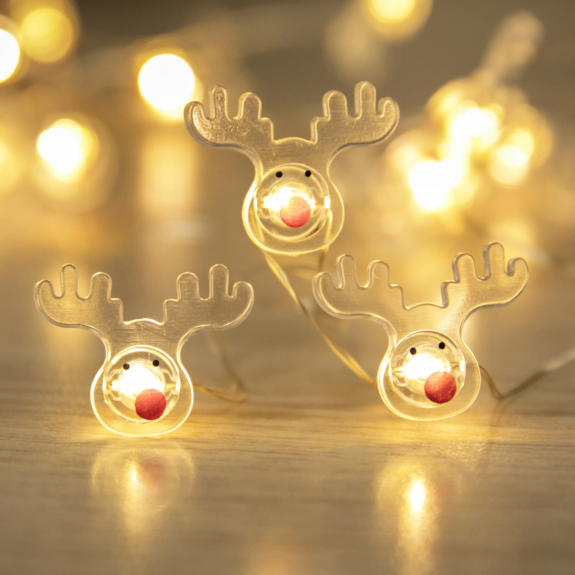 battery reindeer lights