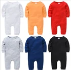Baby Clothes 100% Cotton Soft Breathable Portable Organic Cotton Baby Rompers Wholesale Baby Clothes