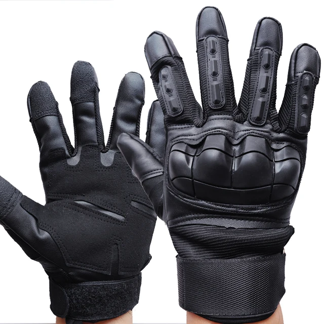 Wholesale combat shooting boxing outdoor leather motorcycle touch screen tactical gloves