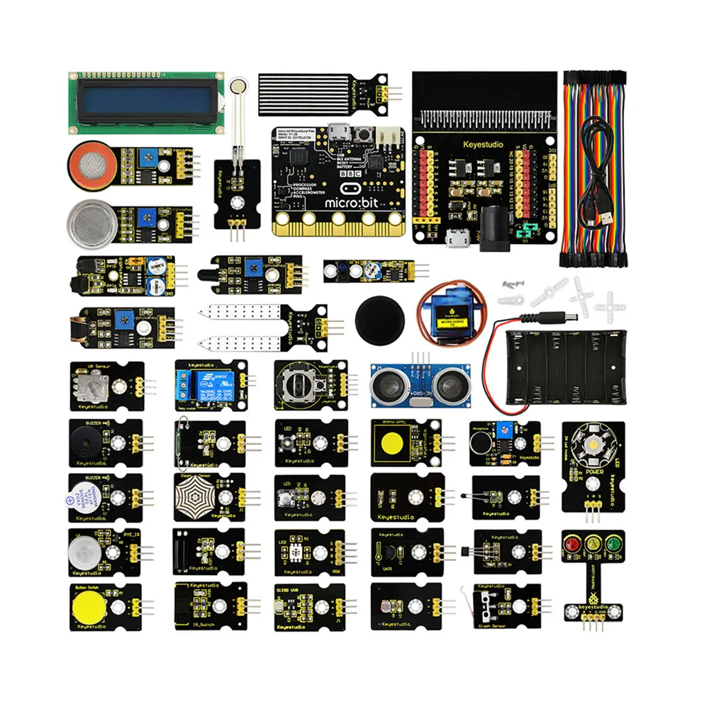 Keyestudio Temperature Sound Touch Sensor 37 in 1 Starter Kit For BBC Micro:Bit 