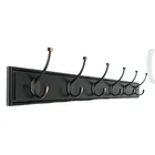 Cloth Hanger Clothes Wall Wall Hooks Hangers Hot Sale Cloth Hanger Clothes Wood Hooks 6-hook Wall Hanger
