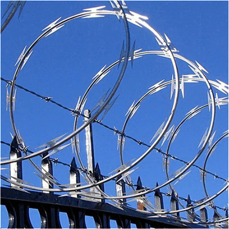 high quality galvanized razor wire