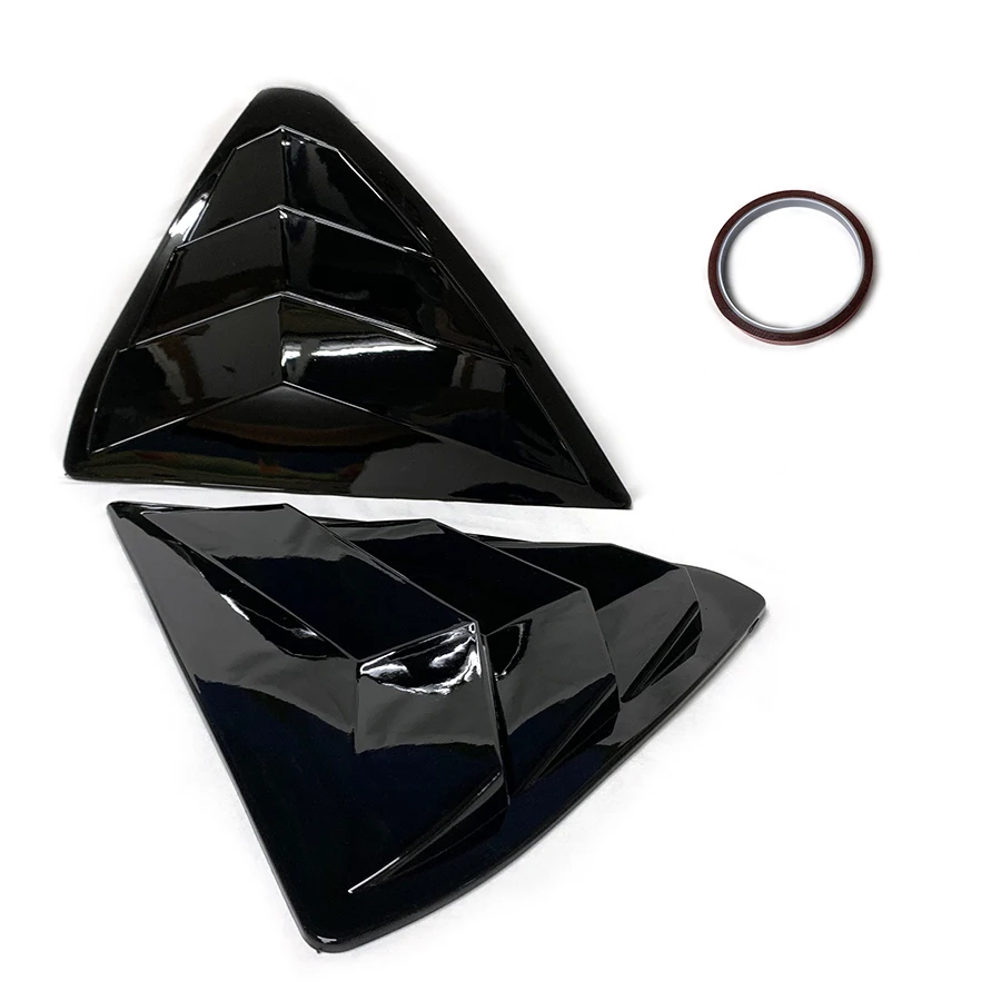 product window shutter cover for m cx5 cx 5 2018 2023 2019 2022 2021 2020 exterior body kits car rear window side louvers vent trim-5