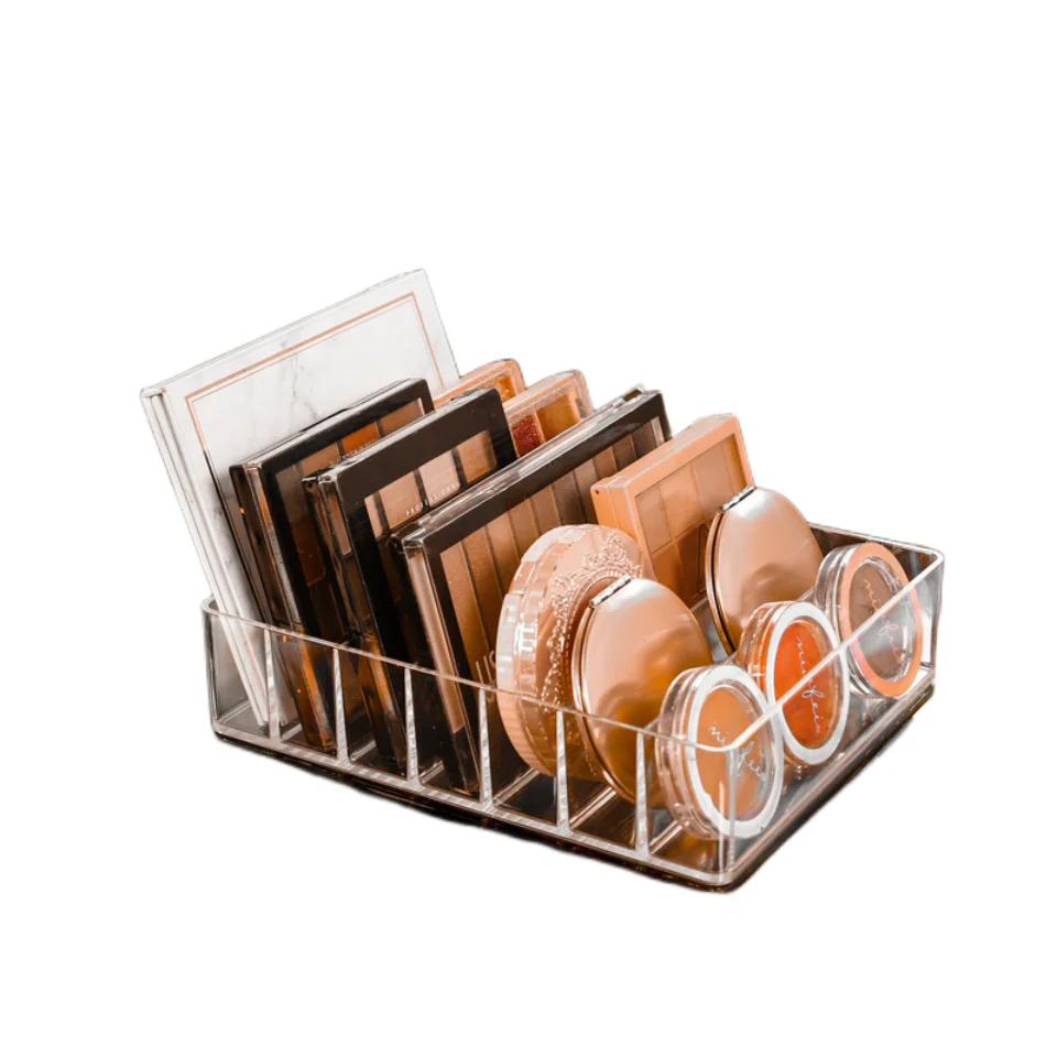 Clear Transparent Plastic Classified Storage Cosmetic Makeup Organizer For Bedroom