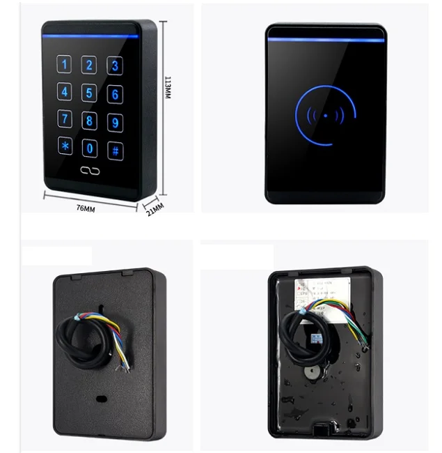 Outdoor Gate Low Frequency Ffid Reader Access Control Reader Key Fob Entry Proximity Reader System for Buildings