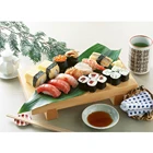 Anti-drying processed fresh dried bamboo leaves for food decoration