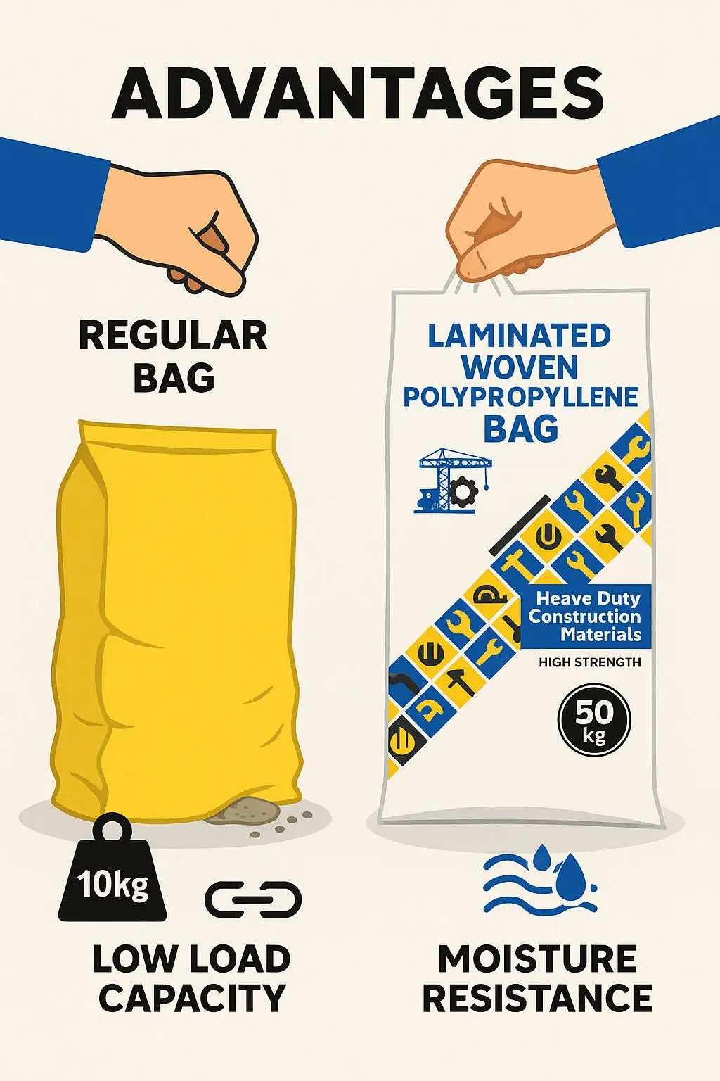 1kg 5kg 10kg Heavy-Duty Moisture-Proof Side Gusset Bag for Lawn Fertilizer, Animal Feed, and Seed Packaging - detail 8