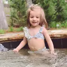 Baby Girl Swimwear OEM Custom Kids Swimwear Manufacturer Low Moq Cute Lovely Baby Girl Beachwear America Kids Swimwear