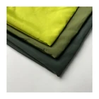 Cotton 100% Recycle Polyester Imitate Memory Twsit WEFT Cotton Feels Plain For Shell Fabric Down Jacket