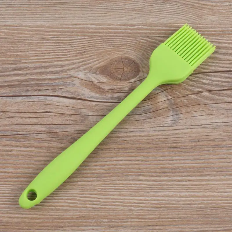 Customized Logo BPA Free Dishwasher Safe Sustainable Anti-Slip Silicone Kitchen Utensil Set BBQ Oil Brushing Colorful supplier
