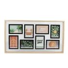 Frame Family Wholesale Best Price Modern MDF Multi-photo Frame Collage Family With Silk Screen