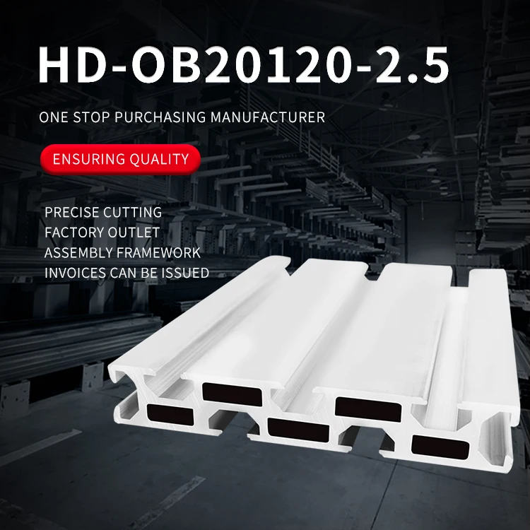 20120 Industrial Extrusion Aluminum Profile Carving Machine Panel Guide Workbench 20120 Aluminum Alloy Profile factory