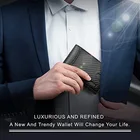 Best Wallet Men Mens Pocket Wallet Best Selling Minimalist Carbon Fiber Money Clip Slim Rfid Leather Card Holder Wallet Money Clip For Men