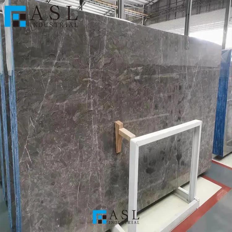 Italy Wyndham grey marble tile and slabs China naturlike atlantis ocean gray type marble of ziarat 24x24