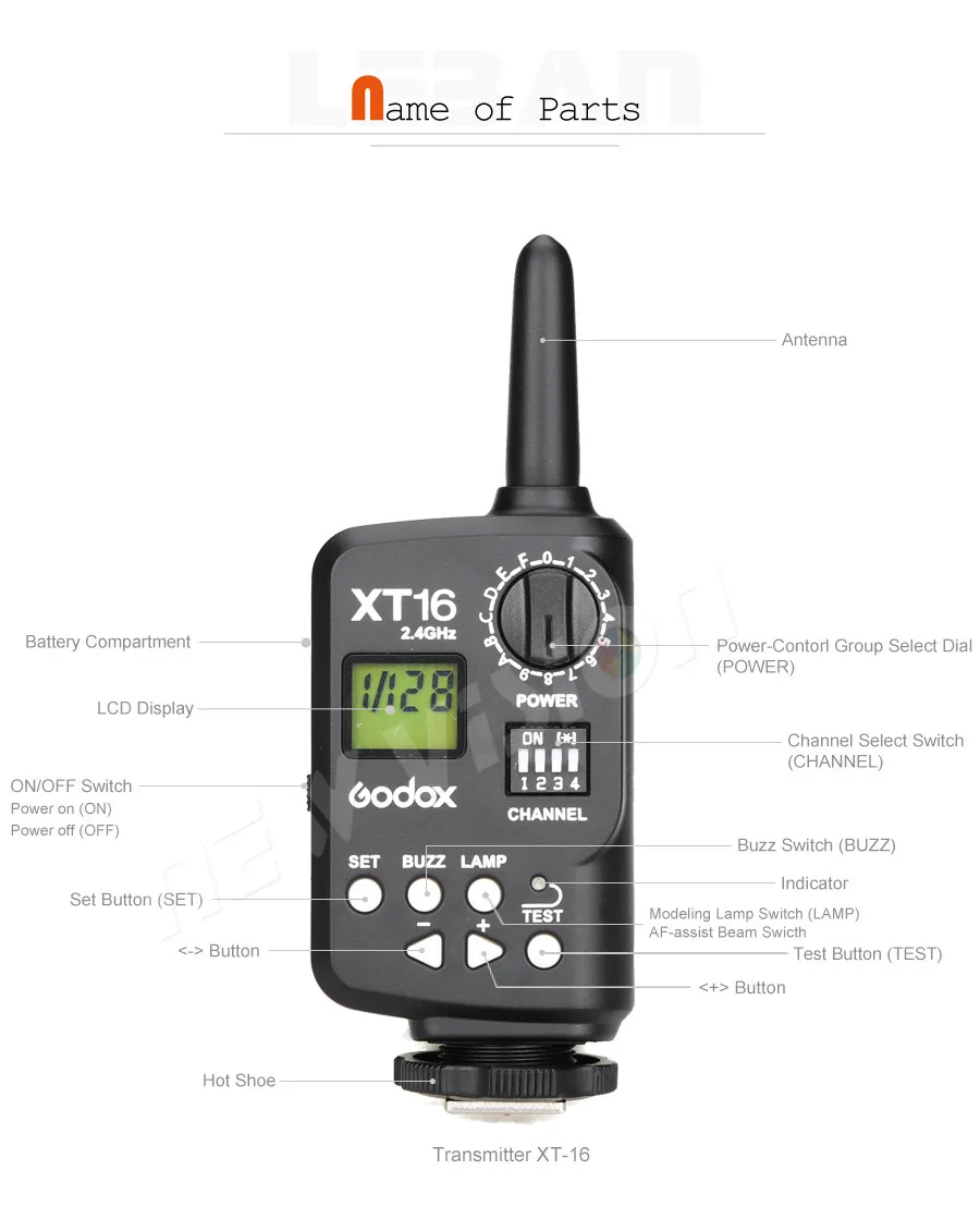 Godox XT-16 XTR-16S беспроводной Альбумин человека сывороточный  Радио-контроль флэш-передатчик и приемник для уличной вспышки Godox Ving  V850 V860C V860N Speedlite| Alibaba.com