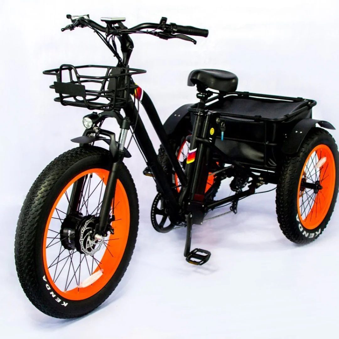 Fat Tire Electric Cargo Bike Tricycle 