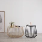 Table Nordic Modern Living Room Furniture Oval Coffee Table Set