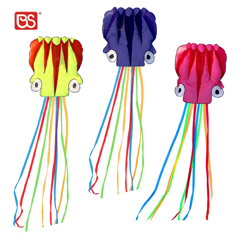 Bs Toy 350cm Wholesale Cartoon Animal Easy Flying 3d Octopus Flying Custom  Kite For Kids Adult With Flying Thread - Buy Octopus Kite,Flying  Kite,Custom Kite Product on 