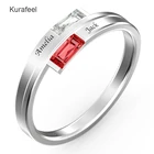 Ring Engagement Best Jewelry Promise Ring Personality Carved Name Inlaid Lovers December Birthstone Couple Engagement Ring