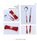 For Gifts Cutlery Set Of Chopsticks And Spoon For Wedding Guest Gifts Stainless Steel Cutlery Sets