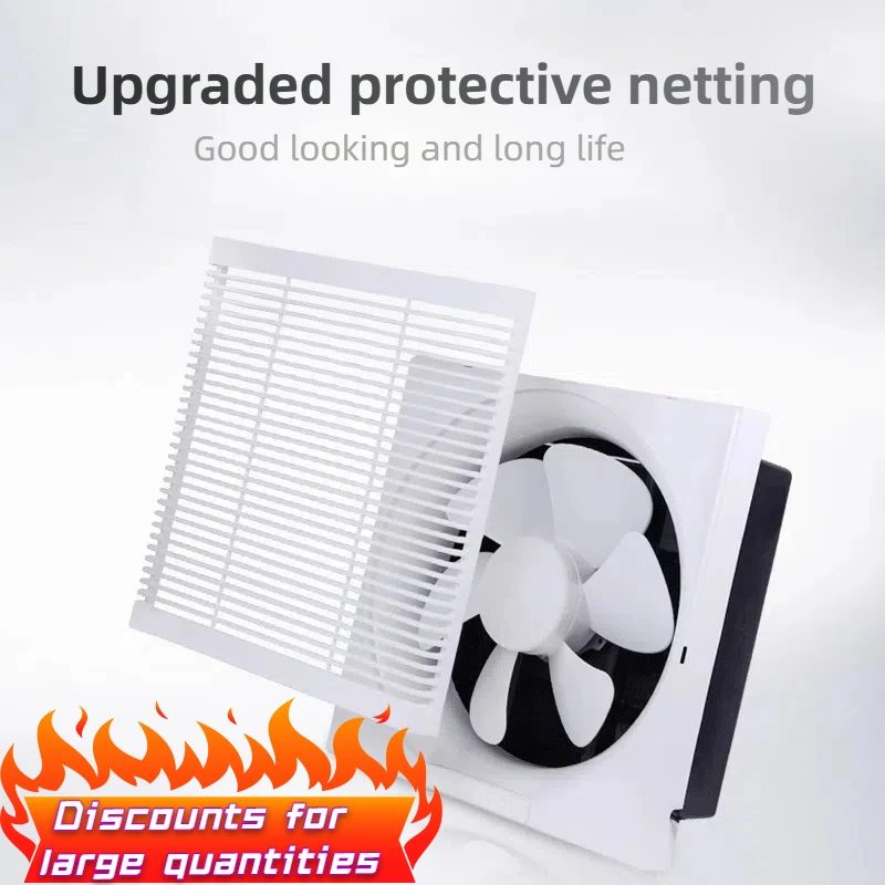 Bathroom Shutter Exhaust Fan, Plastic, Axial - detail 4