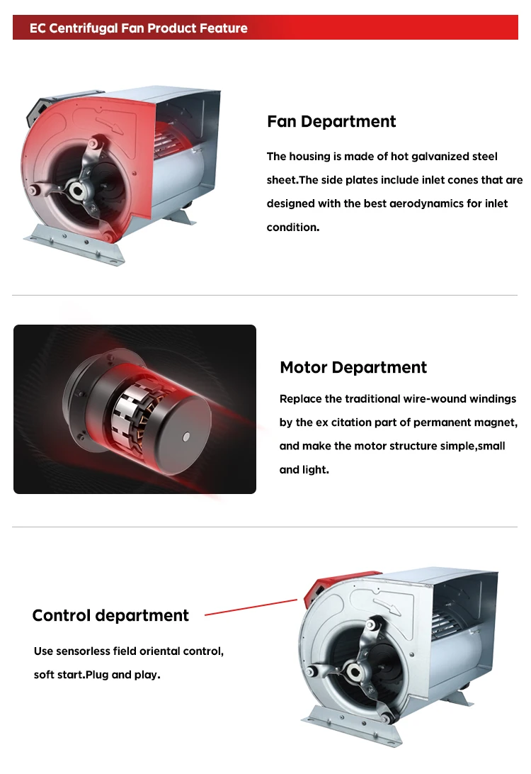 Centrifugal Blower, AHU, HVAC - detail 6