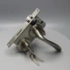 Mortise Locks Lock Door Handle Modern Brushed Nickel Mortise Door Locks Handles For Interior Doors Bedroom
