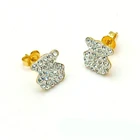 Jewelry Sets Set 18k Gold Plated Bear Diamond Jewelry Sets Women Jewelry Set
