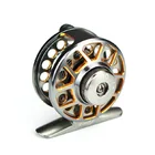 Fishing High Quality Custom Cnc Machined Aluminum Case Fly Fishing Reels Large Arbor Rod Seat 100 Yard Spool