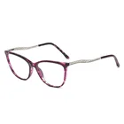 Metal Frames Optical Frame Metal And Sheet Spectacle Models Classic Round Frames Stylish Screwless Optical Frame