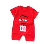 Baby Infant Clothing Summer New Children's Onesie Short Sleeve Clothing Baby Climbing Clothing A Generation