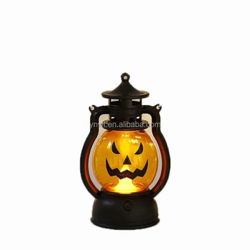 2021 New Style Vintage Small Oil Lamp Small Lantern Creative Bar Ghost Festival Atmosphere Layout Halloween Decoration
