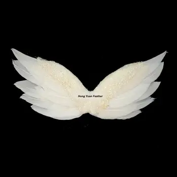 Hot-sale Factory Directly High Quality 5x2 Inch Small White Angel Fairy Butterfly Wings Adult Angel Wing