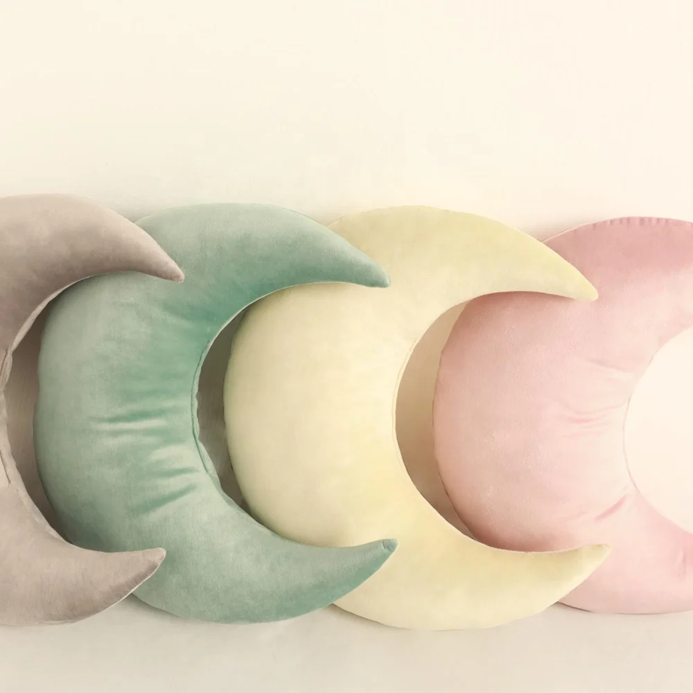 moon shaped pillow