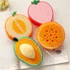 Sponge Sponge Shape Microfiber Reusable Cute Fruit Shape Dishwashing Cleaning Sponge For Kitchen