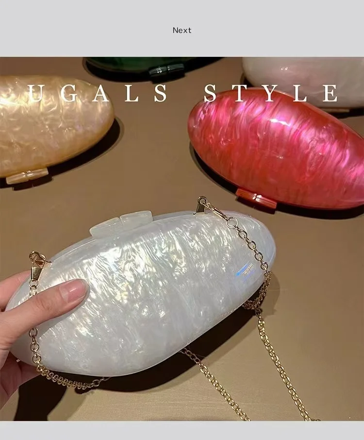 Irregular Pearl Party Shoulder Bag