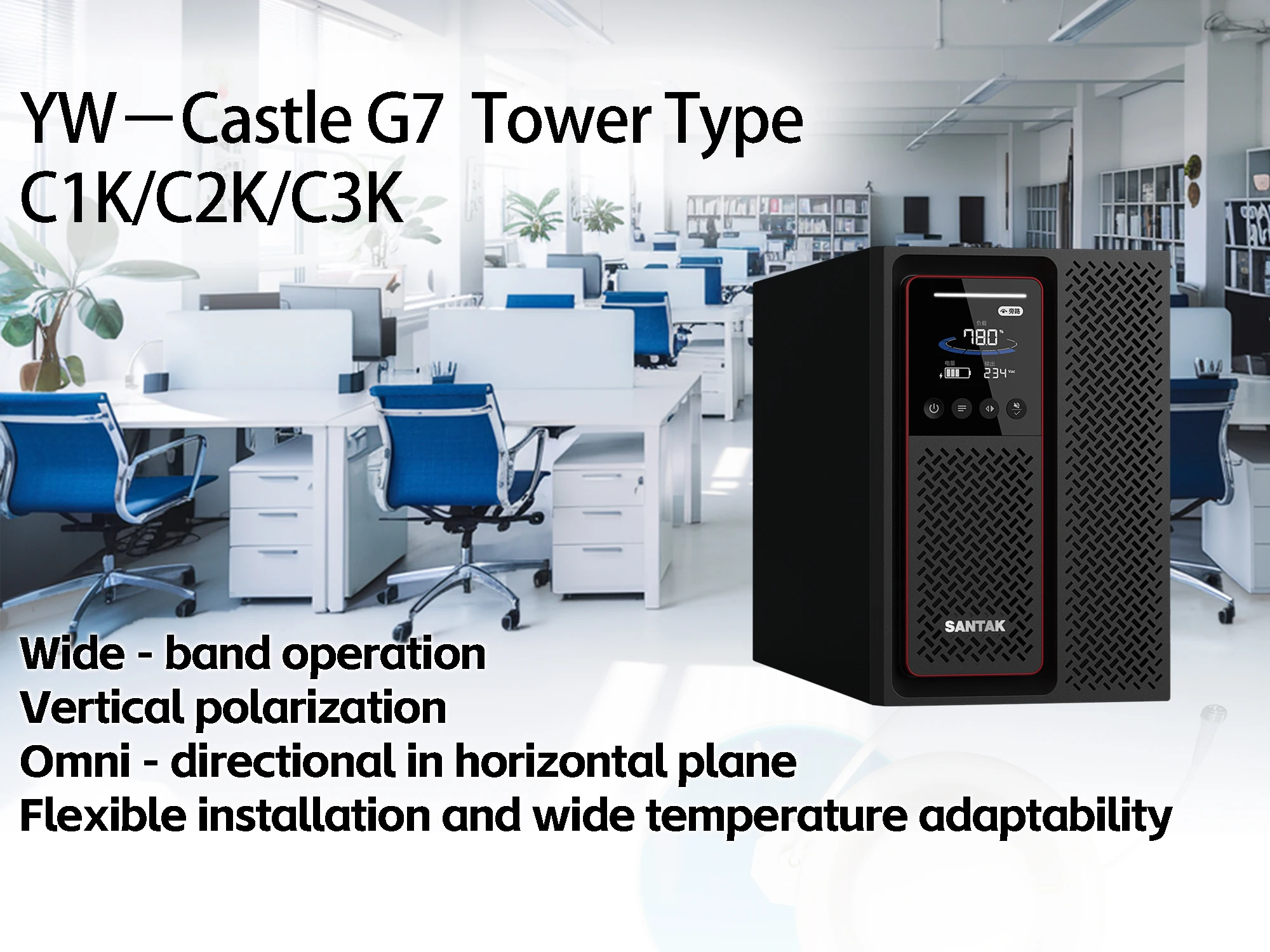 Hot Selling Online UPS Single Phase 1kVA 2kVA 3kVA Uninterruptible Power Supply with High Efficiency and Stability manufacture