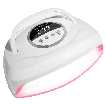 High Power Large Space 380W SUN X24 MAX Two Hands UV LED Nail Lamp 84 LEDs Gel Polish Drying With Auto Sensor Salon Equipment