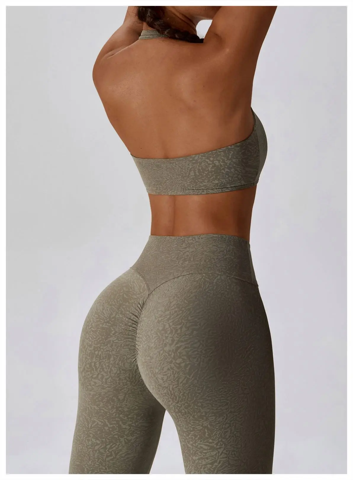 ECBC Custom Logo Seamless Activewear Women Sports Plus Size Yoga Sets Yoga Bra Scrunch Butt Leggings Gym Fitness Sets