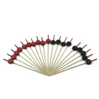 Beads Bamboo Bamboo Bamboo Skewer Factory Party Natural Fruit BBQ Multicolor Wooden Beads Bamboo Decorative Skewers