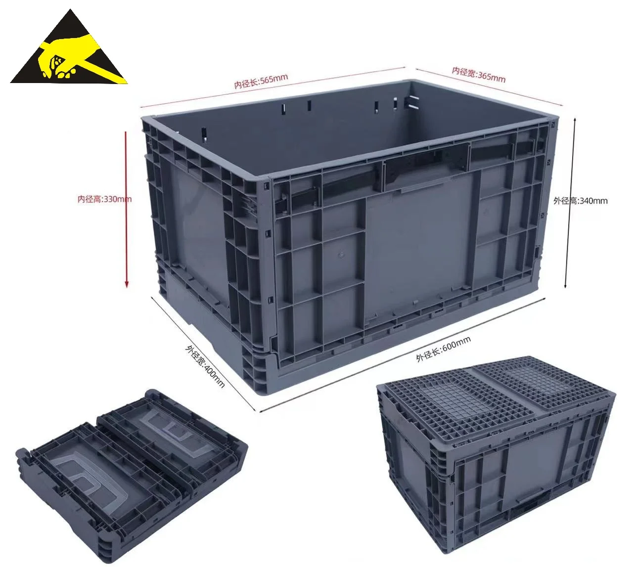 Berserk Bins Pcb Antistatic Sticky Gel Carrier Boxes Case Esd Rack Anti